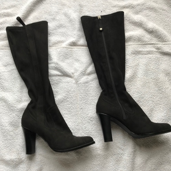 Isaac Mizrahi Shoes - Isaac Mizrahi tall suede heeled boots size 6.5